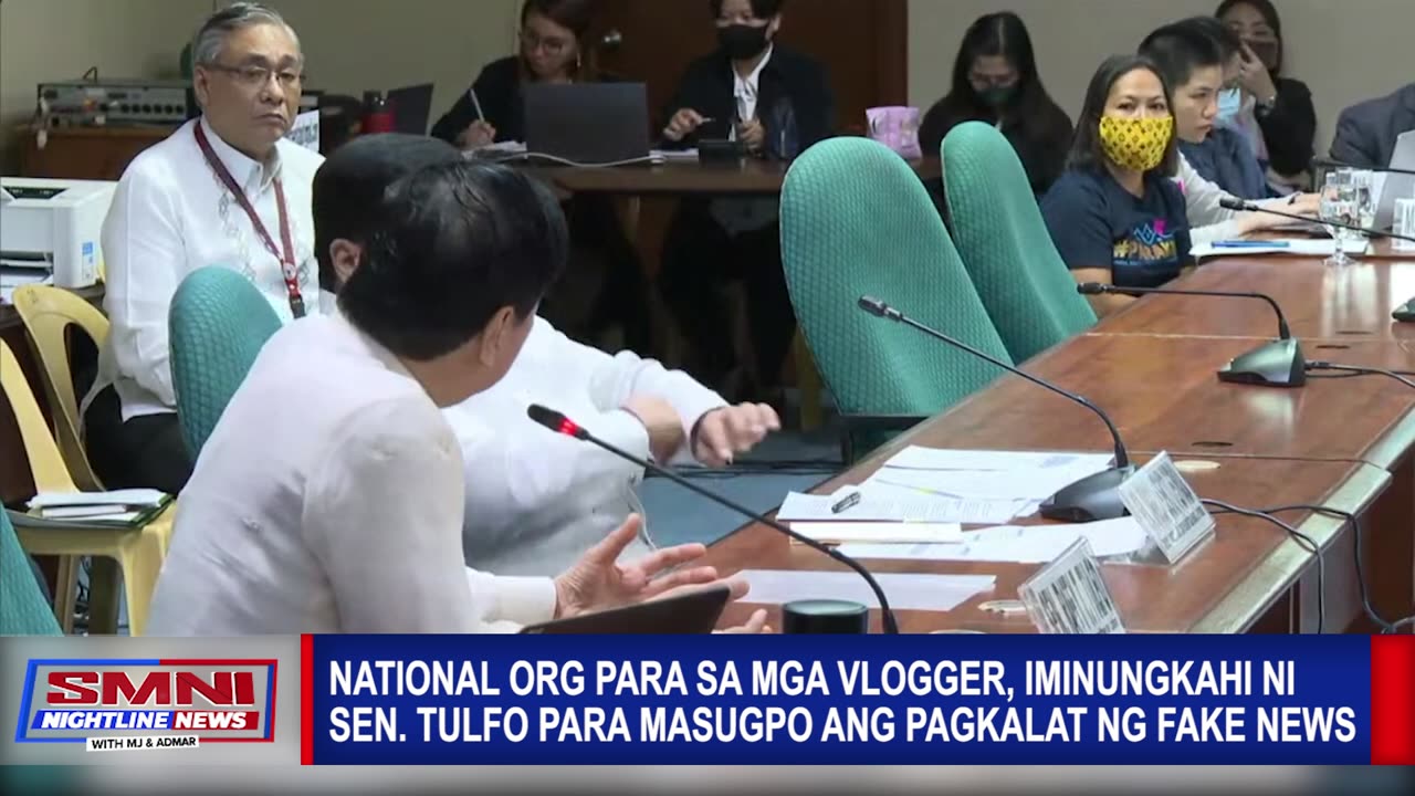 National organization para sa mga vlogger, iminungkahi ni Sen. Tulfo