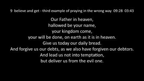 SOM no4 the Lord's prayer