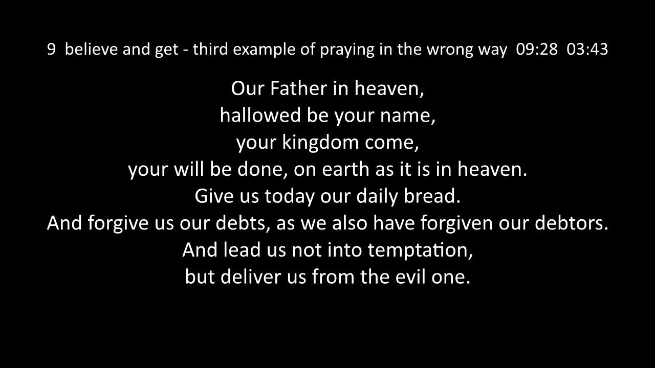 SOM no4 the Lord's prayer