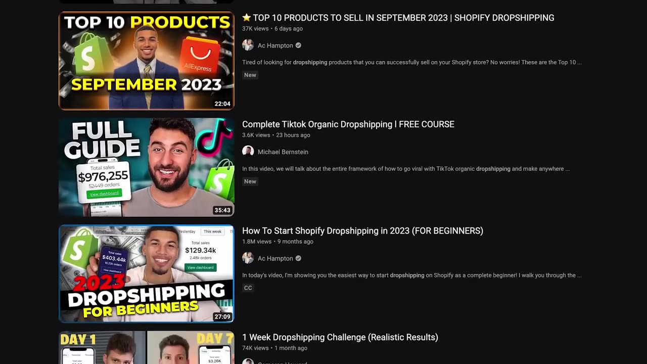 I tried dropshipping with no money