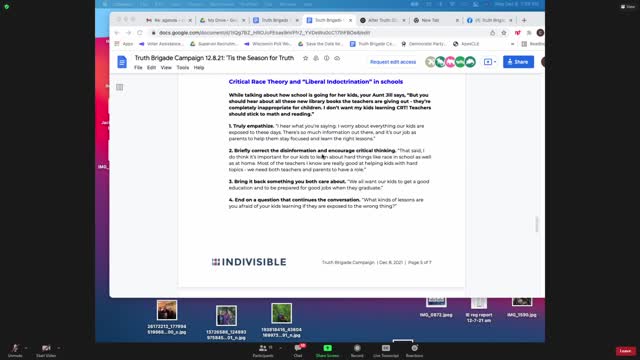 Illinois Indivisible Meeting December 8, 2021