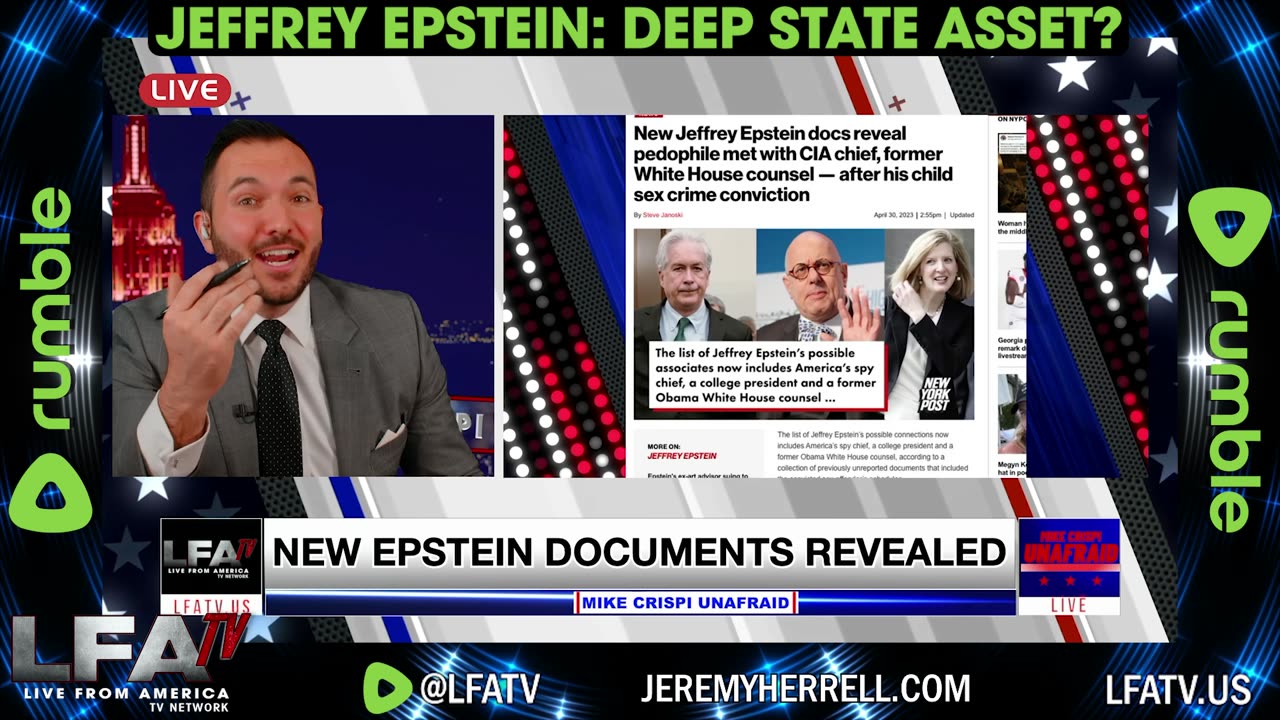 WAS EPSTEIN A DEEP STATE ASSET??