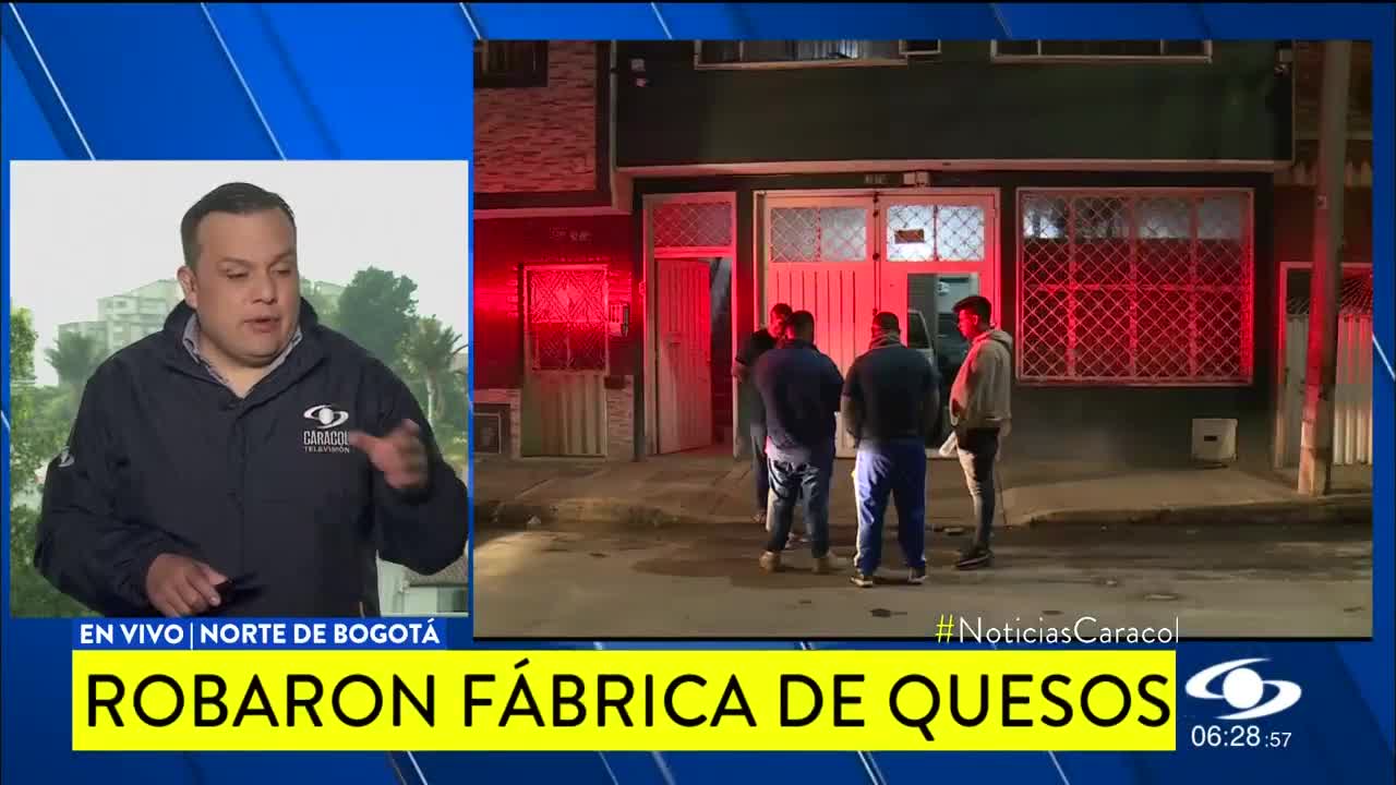 Fábrica de quesos fue víctima de delincuentes en el sur de Bogotá