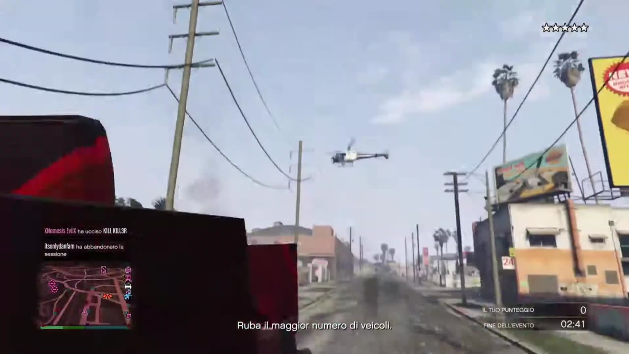 Escape from police -gta v