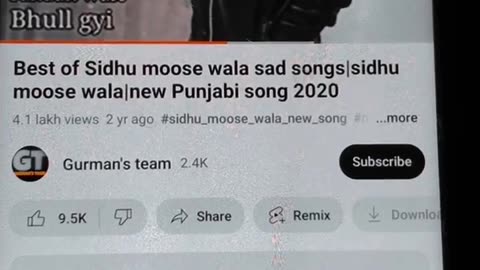 Sidhu moosewala new song