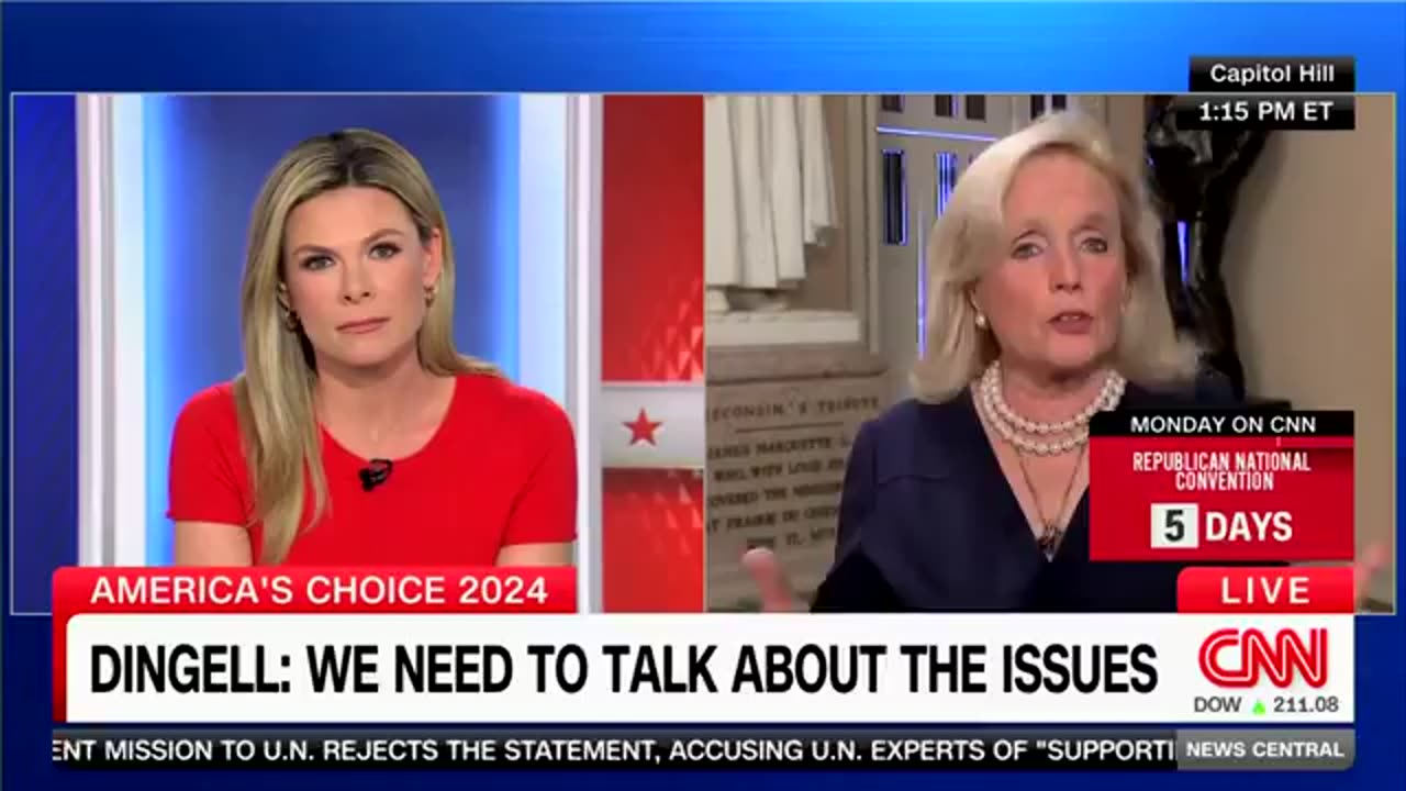 Deranged Deborah Dingell short-circuits on live television