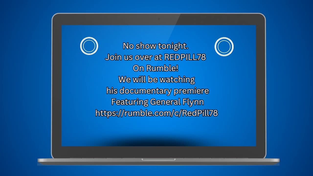 Join us at 5pm EST over on the REDPILL78 channel