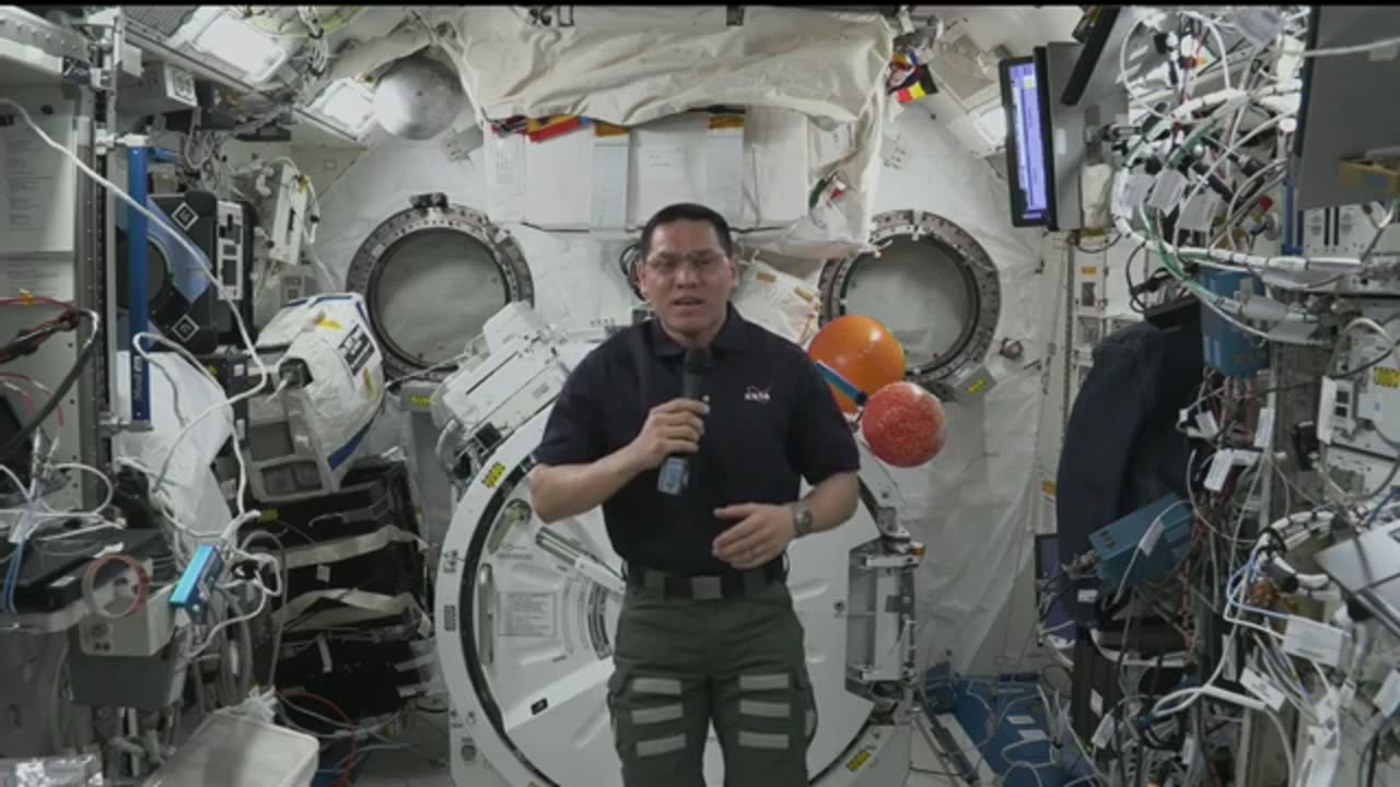 Expedition 69 Astraunats Frank Rubio Talks with ABC'S Good Morning America August 11 2023