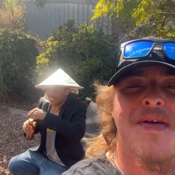 Met this strange bloke @hoeyfarmer #fyp #viral