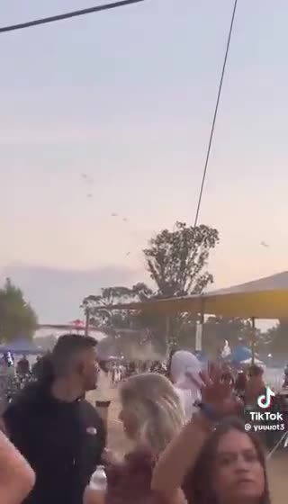 Hamas Paradropping into a Music Festival in Israel Before They Killed 260