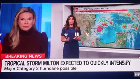 BIDEN WARNED US: "THESE ARE WEATHER MANIPULATED EVENTS" LINING UP HURRICANE MILTON