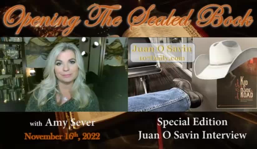 Juan O' Savin with Amy Sever - Major Intel - Interview AFTER Juan's Visit to Mar-a-Lago