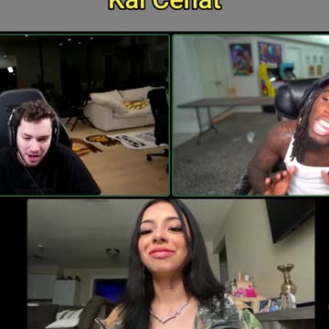 Kai Cenat Gets Baddie to Stop Vaping Live