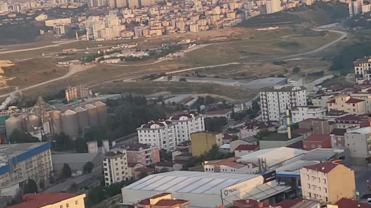 Istanbul view from plane