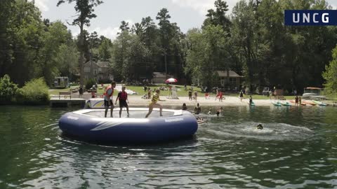 Piney Lake at UNCG Unplug & Recharge near campus!