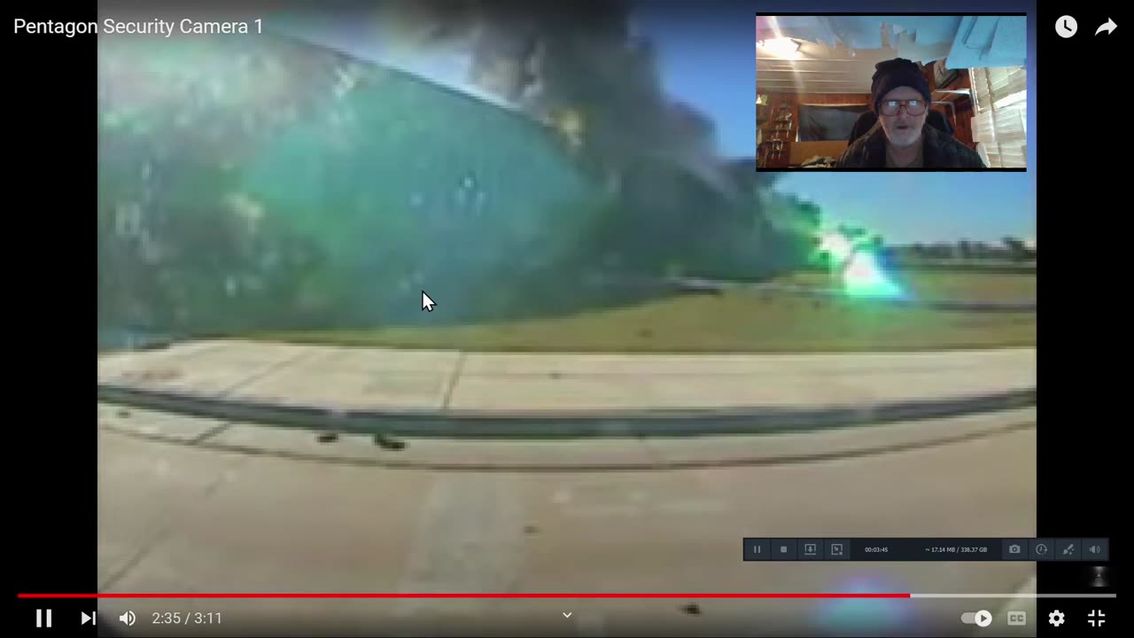 9/11 Pentagon security cam, a drone and something else odd