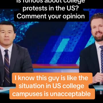 SATANYAHU FURIOUS AT COLLEGE PROTEST