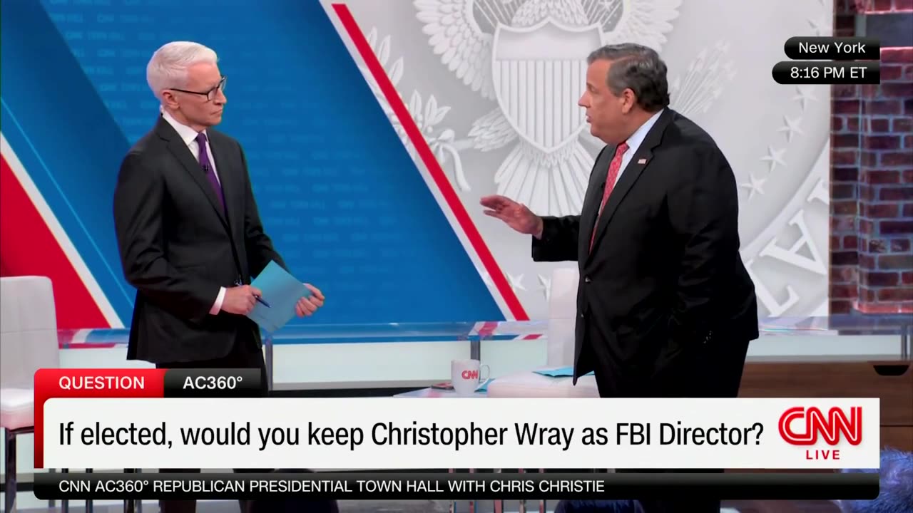 Christie: 'I Don't Think' DOJ Has Been Weaponized, Wray Can Stay