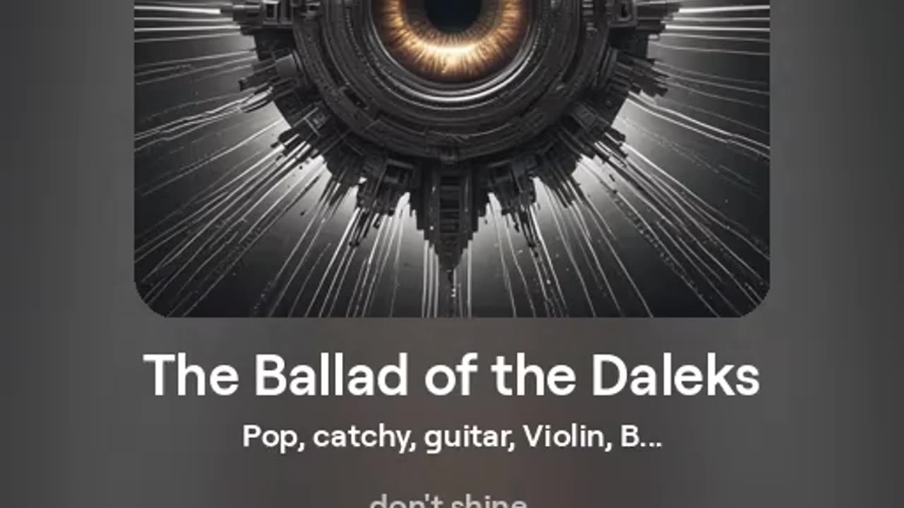 The Ballad of the Daleks