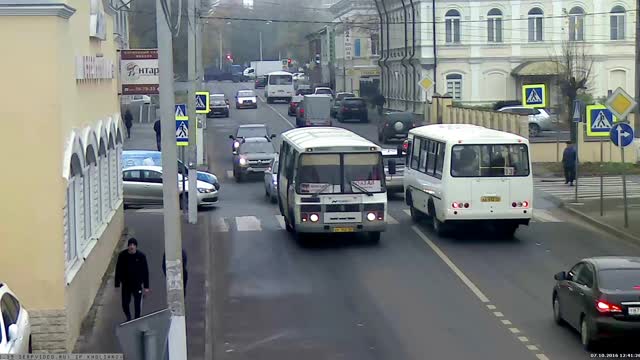 Car Collides in Intersection