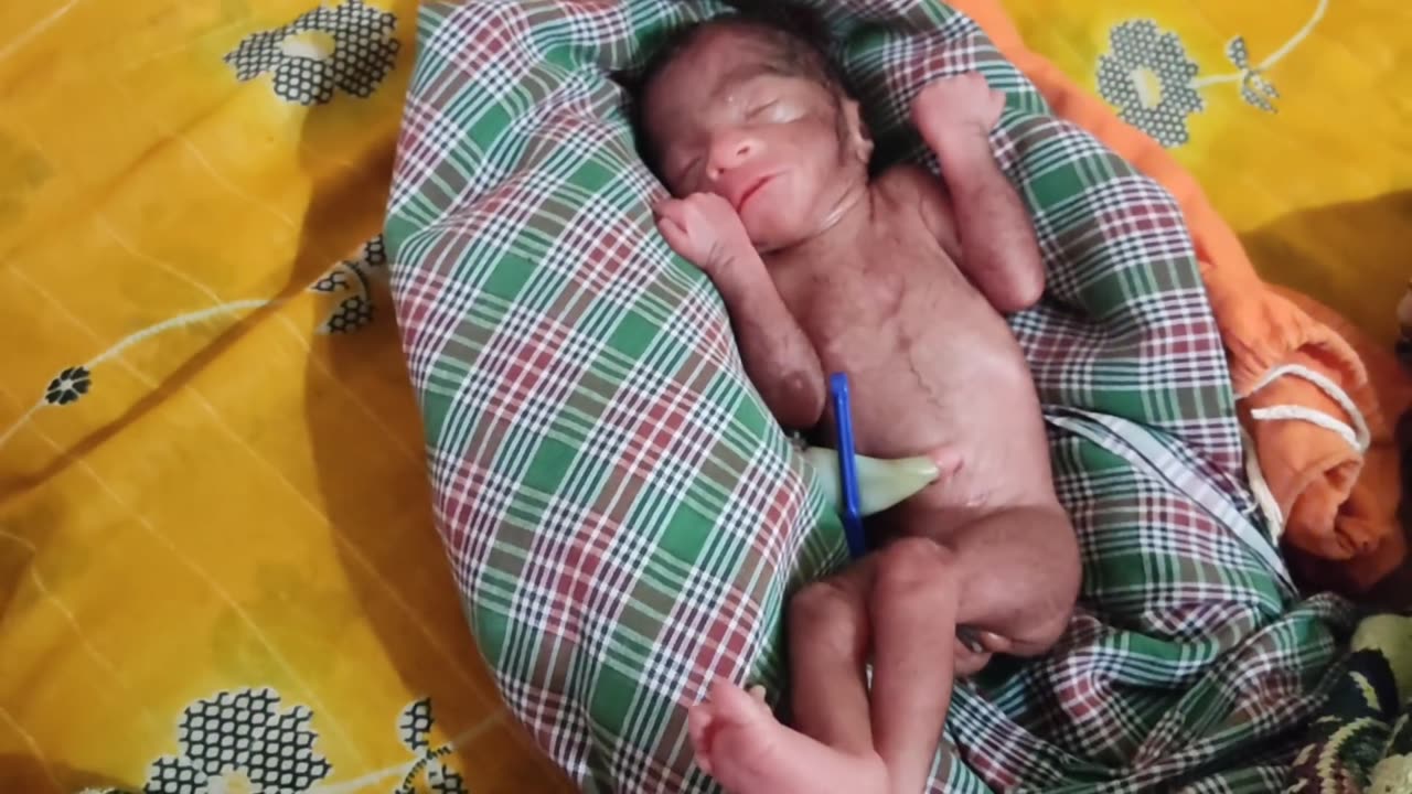 Delivery of 7 month baby || seven month baby ki delivery in critical condition watch till end #baby