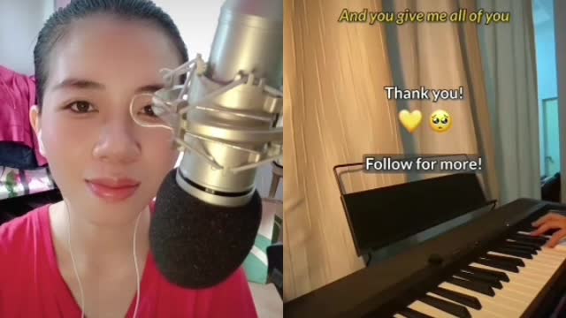 Tiktok video cover song #allofme