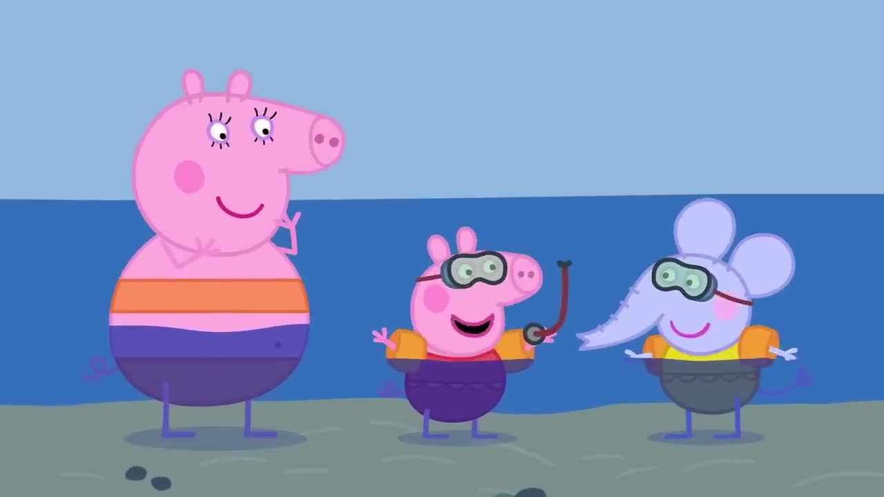 Peppa Pig in Hindi - Snorkelling - स्नॉर्कलिंग - हिंदी Kahaniya - Hindi Cartoons for Kids