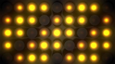 Cylinders from above while turning on yellow light