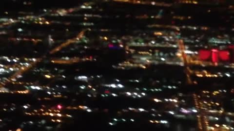 Nighttime Take Off from Las Vegas Airport