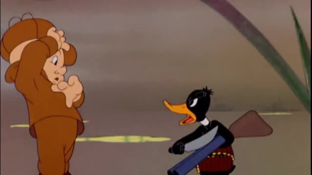 Daffy Duck ft. Elmer Fudd - To Duck or Not to Duck (1943) - Public Domain Cartoons