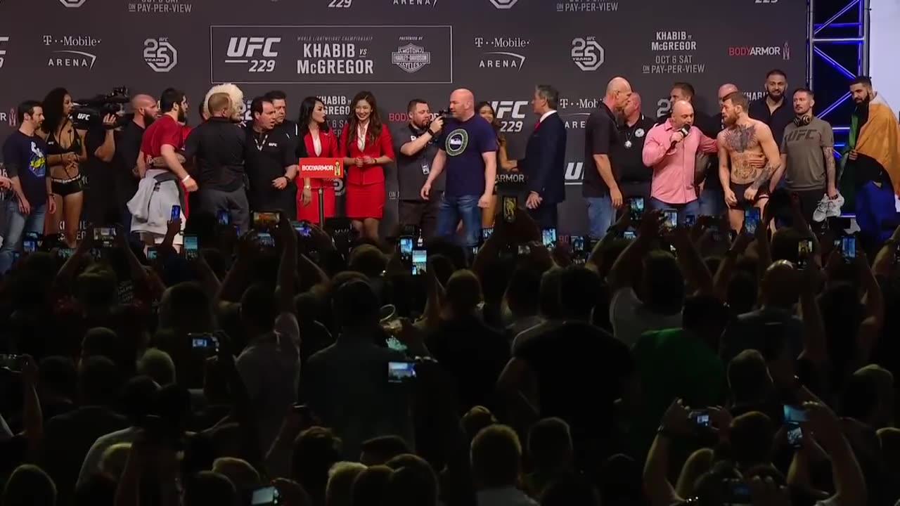 Conor McGregor vs Khabib Nurmagomedov weigh-in: Conor kicks out, Drake rocks Irish flag | UFC 229