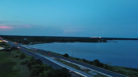 Sunset over Doomer River