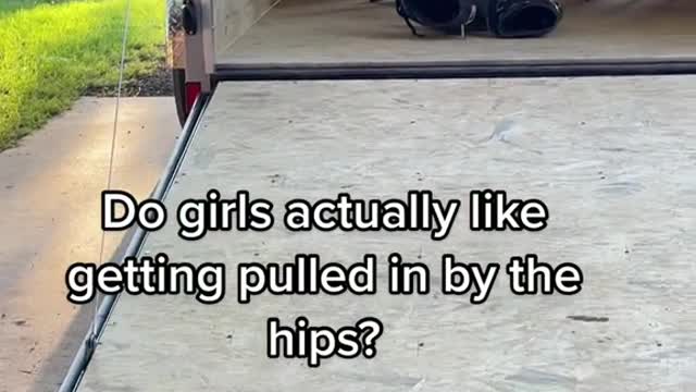 Do girls actually like getting pulled in by the hips?