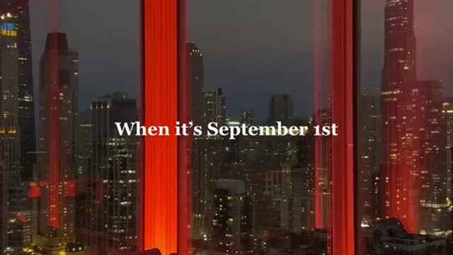 When it's September ist