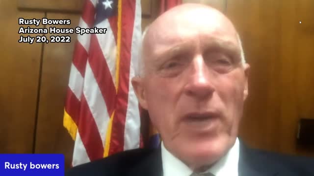 AZ House Speaker, Rusty Bowers, calls the election doubters THUGS and the ORANGE MAFIA