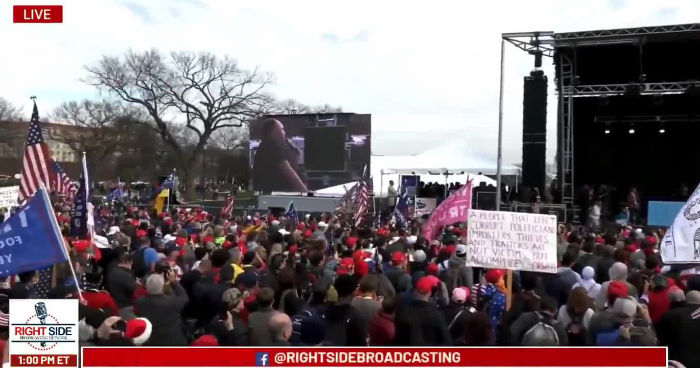 InfoWars Host Alex Jones @ Stop The Steal Rally #MarchForTrump