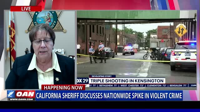 Calif. Sheriff discusses nationwide spike in violent crime