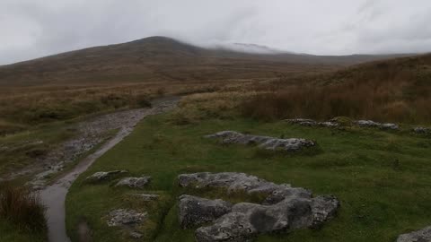 The Start of The 3 Peaks Adventure 2023 Ingleborough On top of the Ingleborough Clouds 32