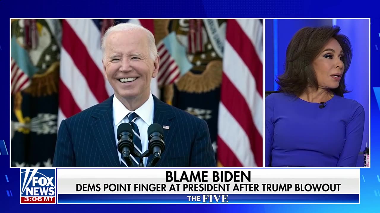 Jesse Watters: Biden seemed to have a little pep in his step today