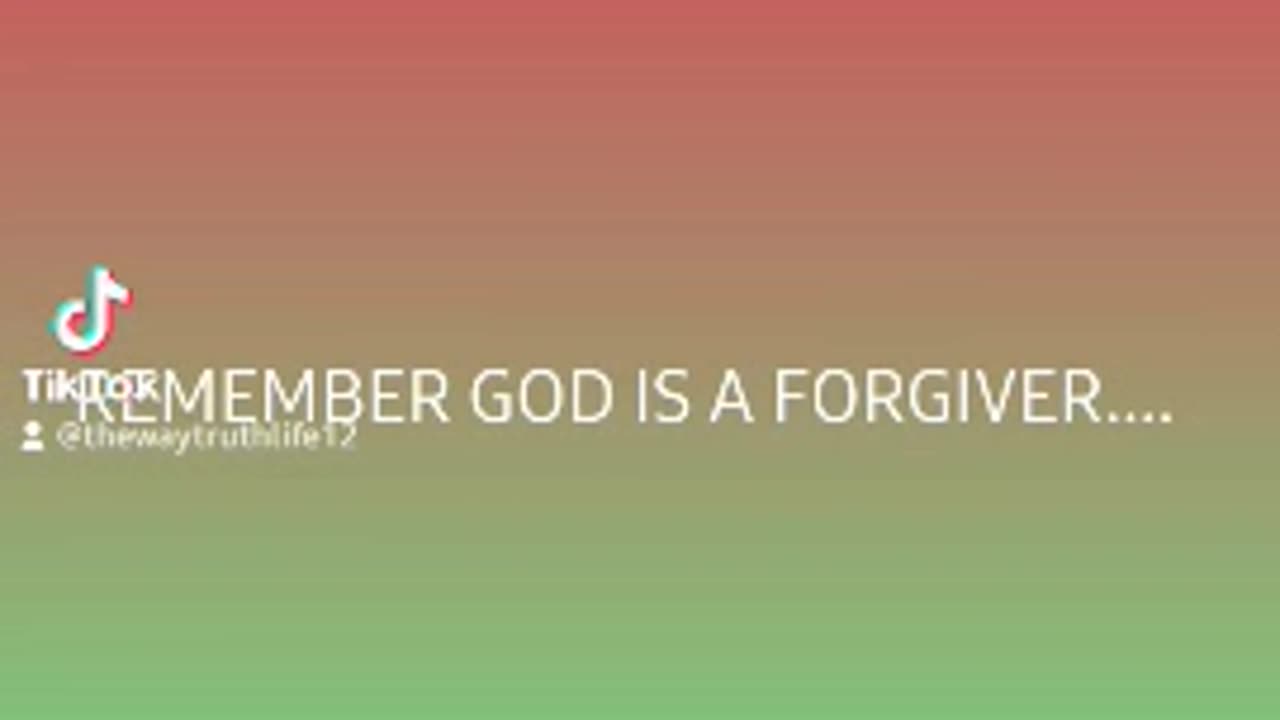Remember God is