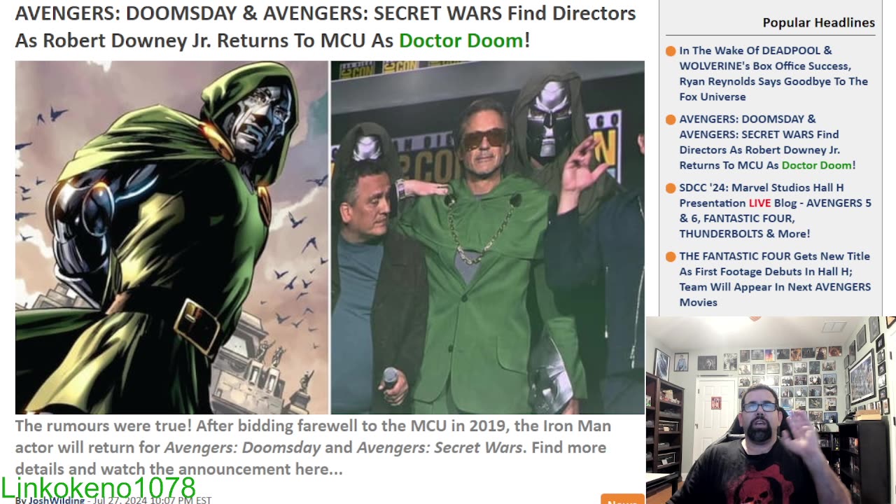 RDJ broke the internet of him returning to the MCU playing Doctor Doom