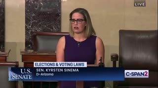 Sen. Kyrsten Sinema on voting rights bills