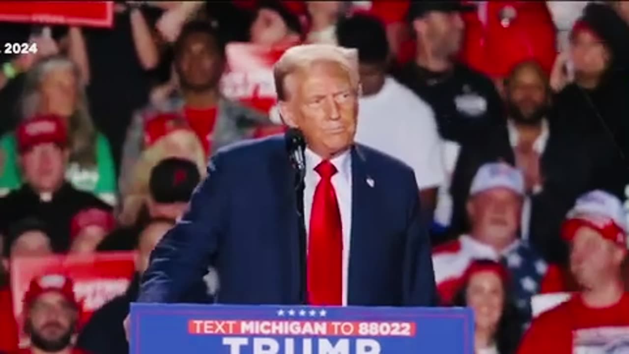 Trump Makes His Pitch To Motor City, Slams Kamala Harris