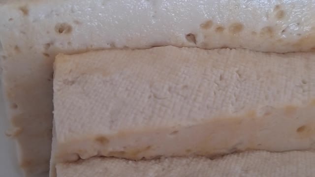 Grilled tofu.