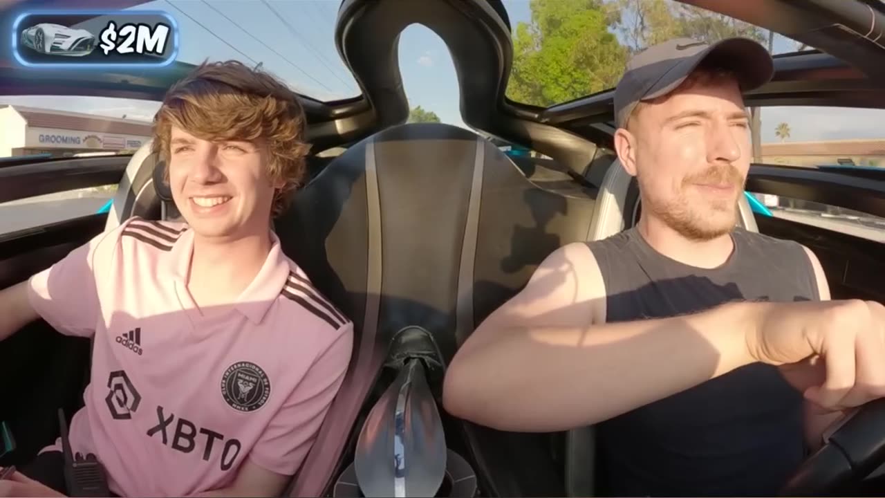 MrBeast test car