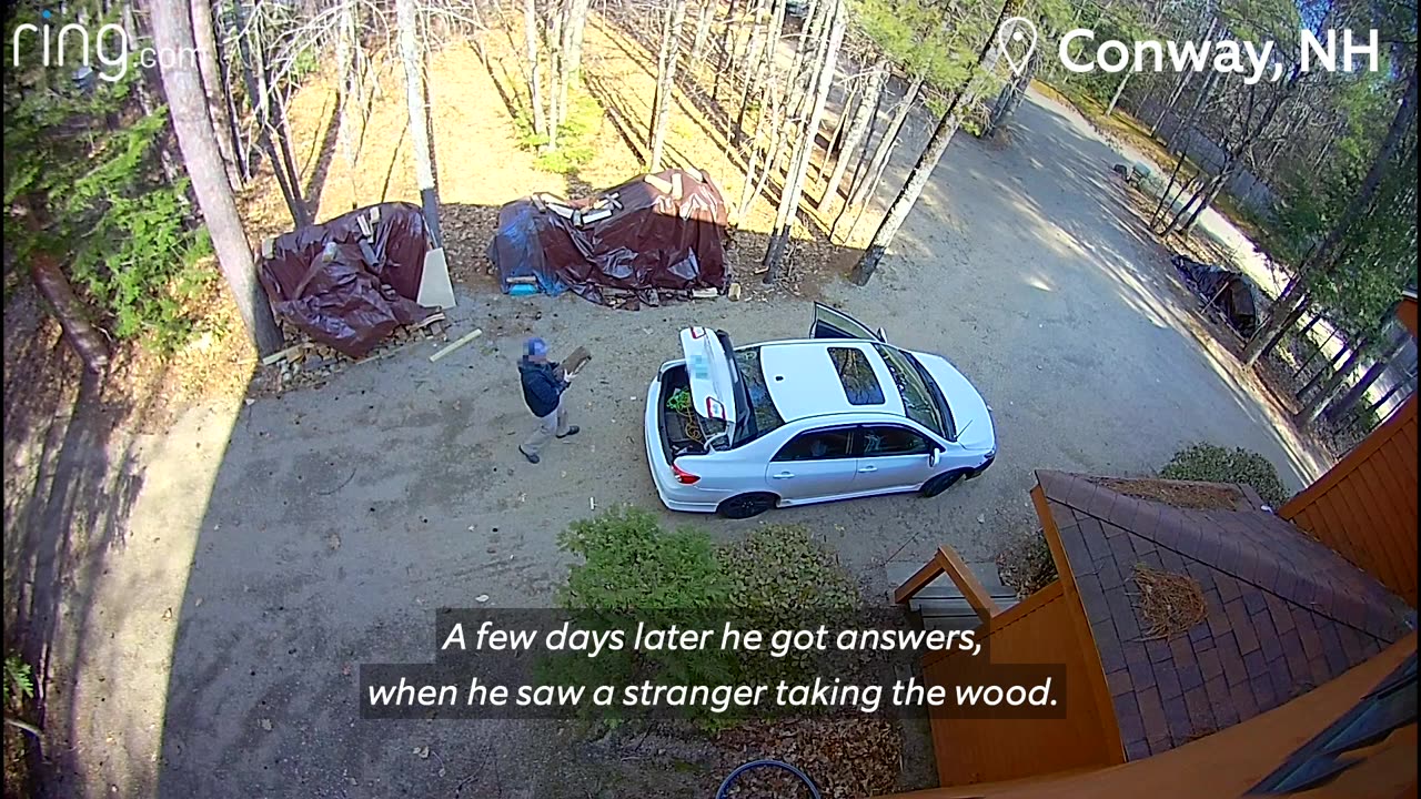 Ring Siren Sends a Message to a Stranger & The Case of a Disappearing Wood Pile Solved