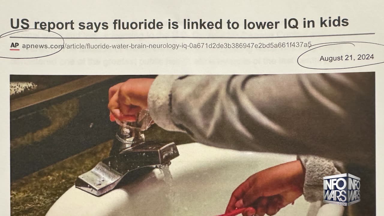 Bowne Report: Are We Too Stupid To Remove The Fluoride?