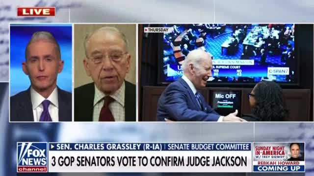 Sen. Charles Grassley: I CAN'T say that there WASN'T any CONSULTATION