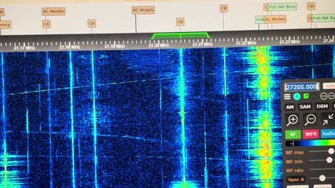 27.855 MHz AM - American Freeband CB Radio Comms 11 Meter Band [G8JNJ SDR] 16 March 2024