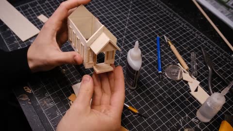 【Model making】Build a western town 5